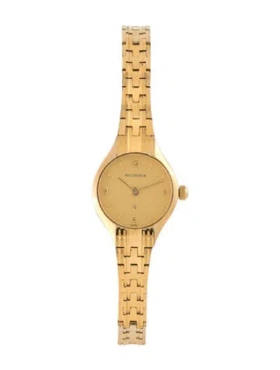 Pre-owned Bucherer Classic Watch, 18mm In Multicolor