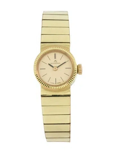 Pre-owned Bucherer Classic Watch, 18mm In Multicolor