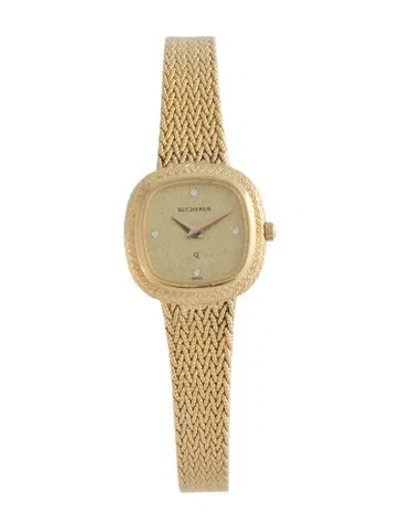 Pre-owned Bucherer Classic Watch, 20mm In Multicolor