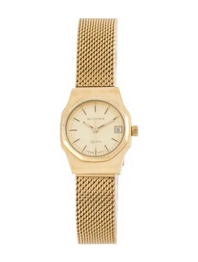 Pre-owned Bucherer Classic Watch, 22mm In Multicolor
