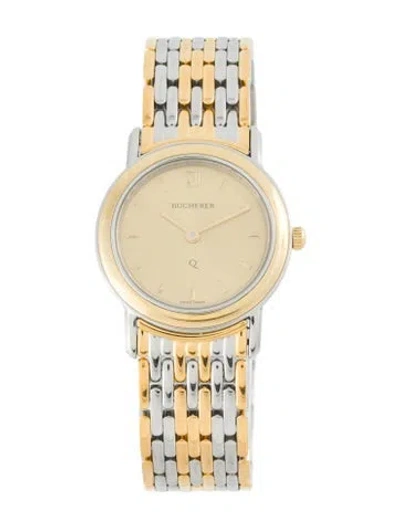 Pre-owned Bucherer Classic Watch, 26mm In Multicolor