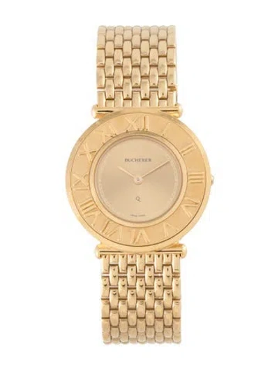 Pre-owned Bucherer Classic Watch, 33mm In Multicolor