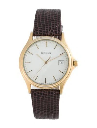 Pre-owned Bucherer Classic Watch In Multicolor