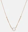 Bucherer Fine Jewellery 18kt Rose Gold Necklace With Morganite And Diamonds In Pink