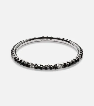 Bucherer Fine Jewellery 18kt White Gold Tennis Bracelet With Diamonds In Silver