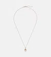 Bucherer Fine Jewellery Blush 18ct Rose Gold Pendant Necklace With Morganite And Diamonds In Gold