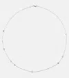 Bucherer Fine Jewellery Floating Diamonds 18kt White Gold Necklace With Diamonds In Silver