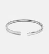 Bucherer Fine Jewellery Inner Fire 18kt White Gold Bangle With Diamonds In Silver