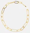 Bucherer Fine Jewellery Link 18kt Gold Necklace With Diamonds In Gold