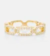 Bucherer Fine Jewellery Link 18kt Gold Ring With Diamonds In Gold