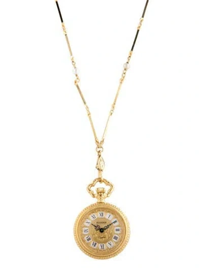 Pre-owned Bucherer Pocket Watch In Multicolor