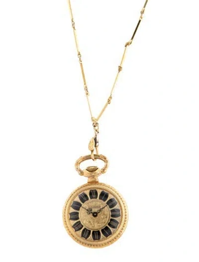 Pre-owned Bucherer Pocket Watch In Multicolor