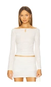 Buci Alder Top In Ivory