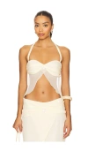 Buci Dandelion Top In White