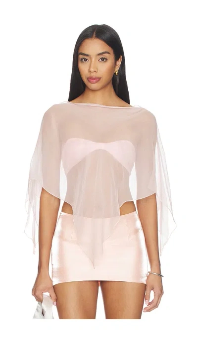 Buci Honeycrisp Poncho In Pink