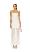 Buci Lace Metis Dress In White