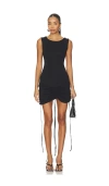 Buci Macadamia Dress In Black