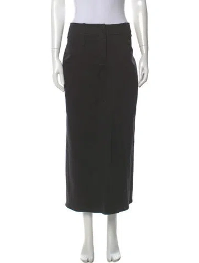 Pre-owned Buci Midi Length Skirt In Gray