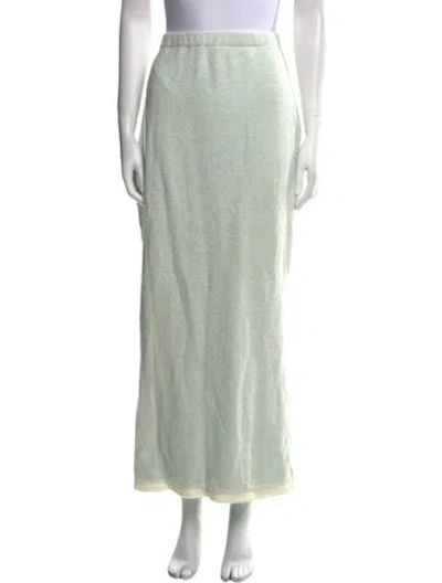 Pre-owned Buci Midi Length Skirt In Green