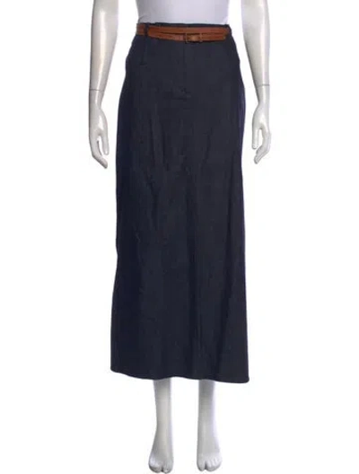 Pre-owned Buci Nyc Long Skirt In Blue