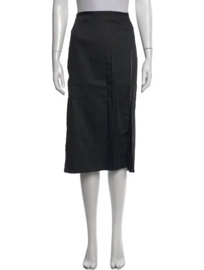 Pre-owned Buci Nyc Midi Length Skirt W/ Tags In Black