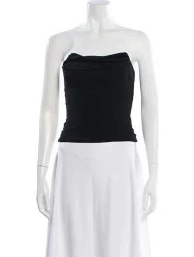 Pre-owned Buci Nyc Strapless Top In White