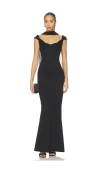 Buci Opera Dress In Black