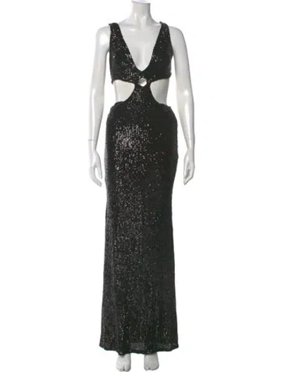 Pre-owned Buci Patterned Long Dress W/ Tags In Multi