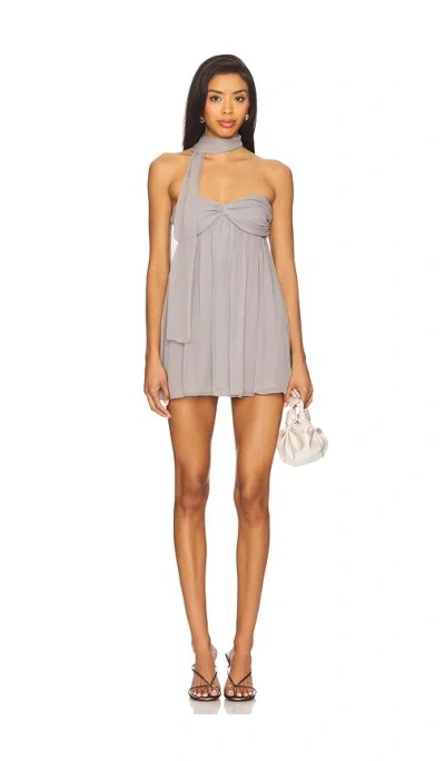 Buci Powderpuff Dress In Grey
