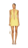 Buci Shell Halter Dress