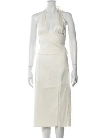 Pre-owned Buci Skirt Set W/ Tags In Neutrals
