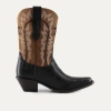 Buck & Brana Bianca Leather Boots In Brown