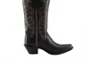 Buck & Brana Isabella Leather Cowgirl Boots - Stylish Western Footwear & Comfort In Black In Black