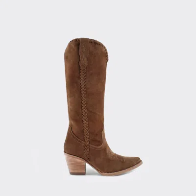 Buck & Brana Kenia Cowgirl Leather Boots - Elegant Western Footwear By  Ken In Brown
