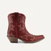 Buck & Brana Regina Leather Cowgirl Boots - Classic Western Elegance & Comfort By  Reg In Red