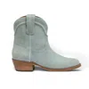 Buck & Brana Women's Casey Western Fashion Booties In Blue In Blue