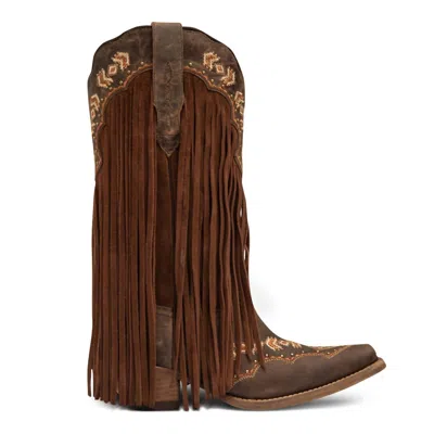 Buck & Brana Women's Franny Leather Cowgirl Boots In Honey In Brown