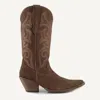 Buck & Brana Women's Tessa Leather Cowgirl Boots In Camel In Multi