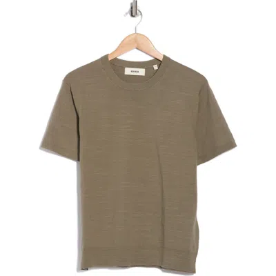 Buck Mason Avalon Classic Knit Cotton T-shirt In Brown