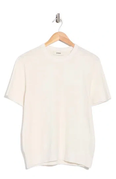 Buck Mason Avalon Knit Classic Crew T-shirt In White