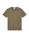 Buck Mason Avalon Knit Crewneck Tee In Brown