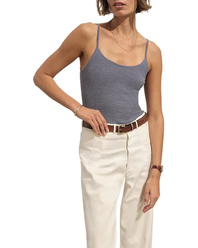 Buck Mason Coastal Tank Top In Gray