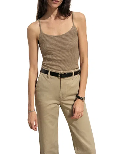 Buck Mason Coastal Tank Top In Brown