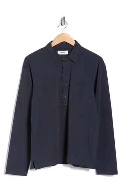 Buck Mason Coolhand Long Sleeve Cotton Polo
