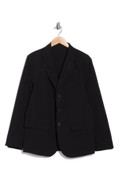 Buck Mason Cotton Seersucker Sport Coat In Black