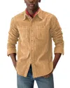 Buck Mason Craftsman Station Cotton Corduroy Classic Fit Button Down Work Shirt In Antler