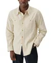 Buck Mason Craftsman Station Cotton Corduroy Classic Fit Button Down Work Shirt In Dried Wheat
