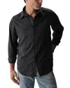 Buck Mason Draped Twill Button Shirt In Dress Navy