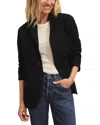 Buck Mason Felted Wool Blazer In Navy