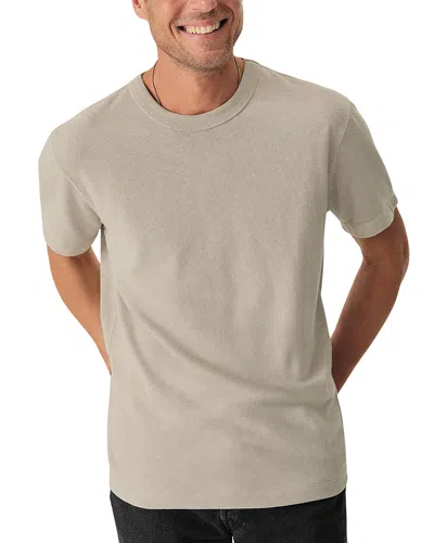 Buck Mason Field-spec Cotton Heavy Tee In Abbey Stone